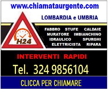 SOS PRONTO INTERVENTO - IDRAULICO - SPURGHI, RIPARAZIONI URGENTI  RICERCA PERDITE OCCULTE - FABBRO APERTURA PORTE E PORTONI - CALDAIE - MURATORE - IMBIANCHINO - ELETTRICISTA - CHIAMATA URGENTE IN LOMBARDIA  tel. 3249856104